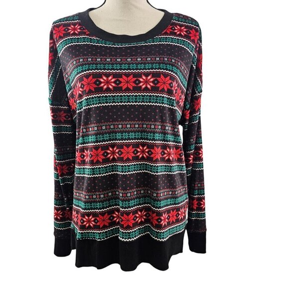 Secret Treasures 2 PC Christmas Velour Lounge Holiday Joggers Set – Size Large - Picture 12 of 16